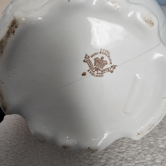 Antique Victorian Wash Bowl & Pitcher - Picture 5 of 7